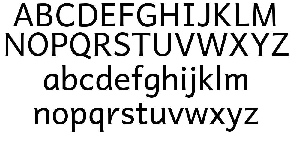 Andika Basic font specimens
