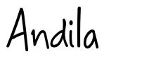 Andila font