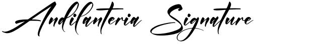 Andilanteria Signature