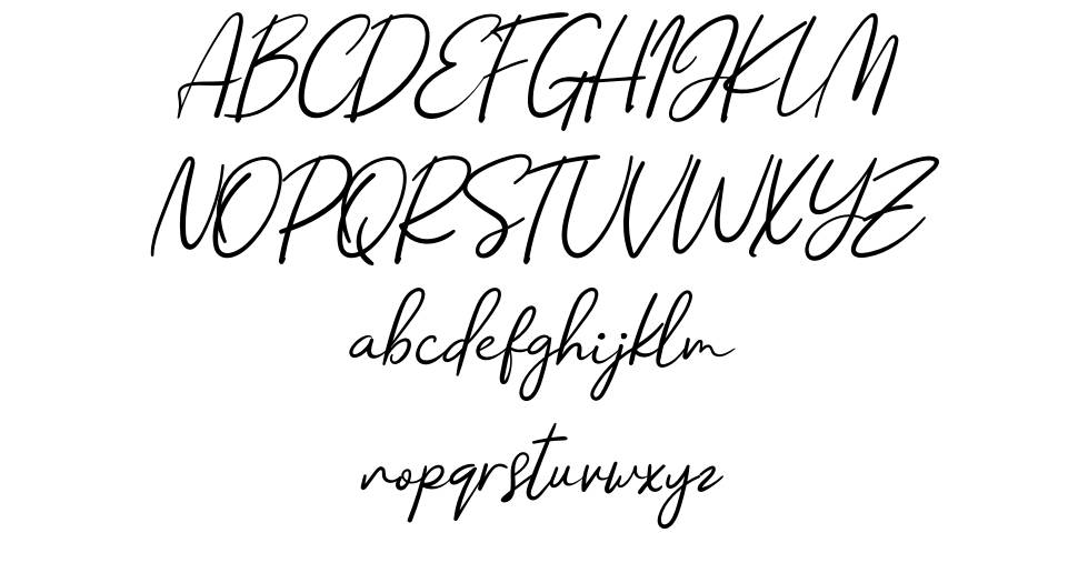 Andiny font specimens