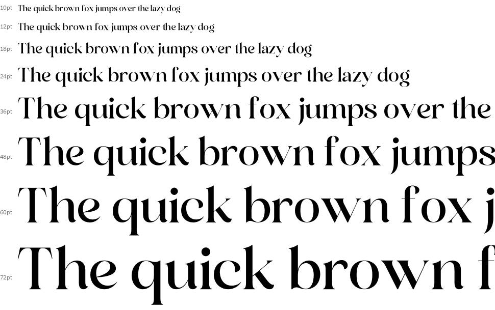 Andora Modern Serif font Şelale