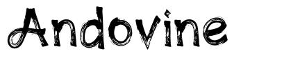 Andovine шрифт