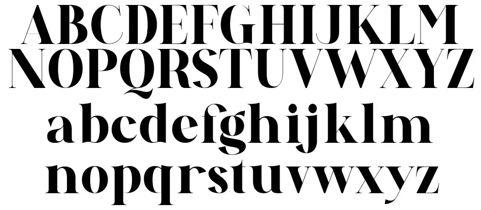 Andrew Elegant font specimens