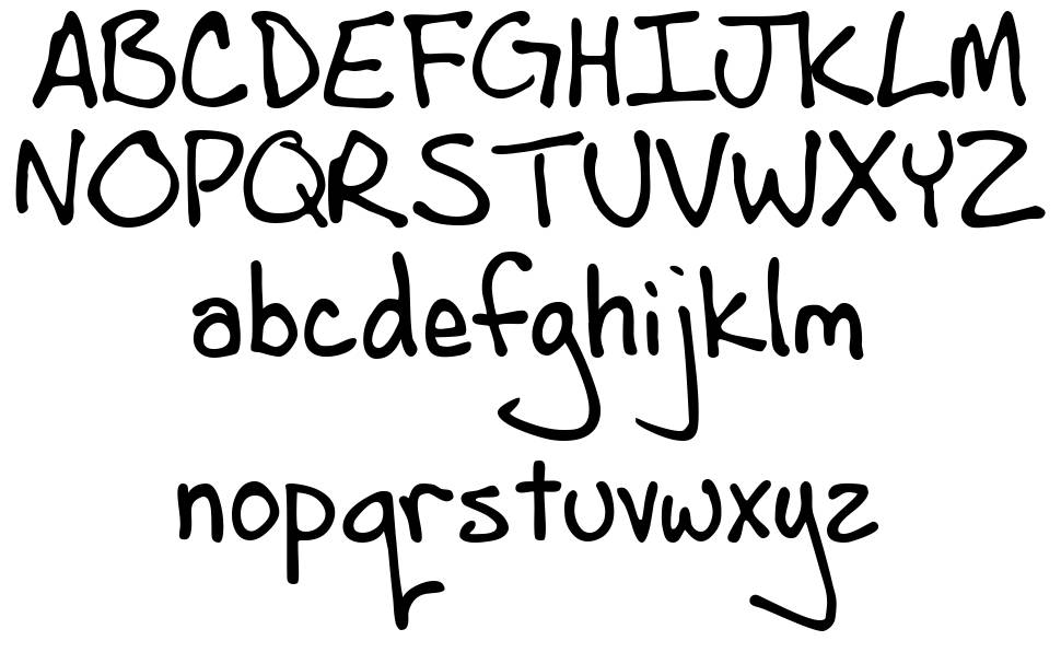 Andrew Script font Örnekler