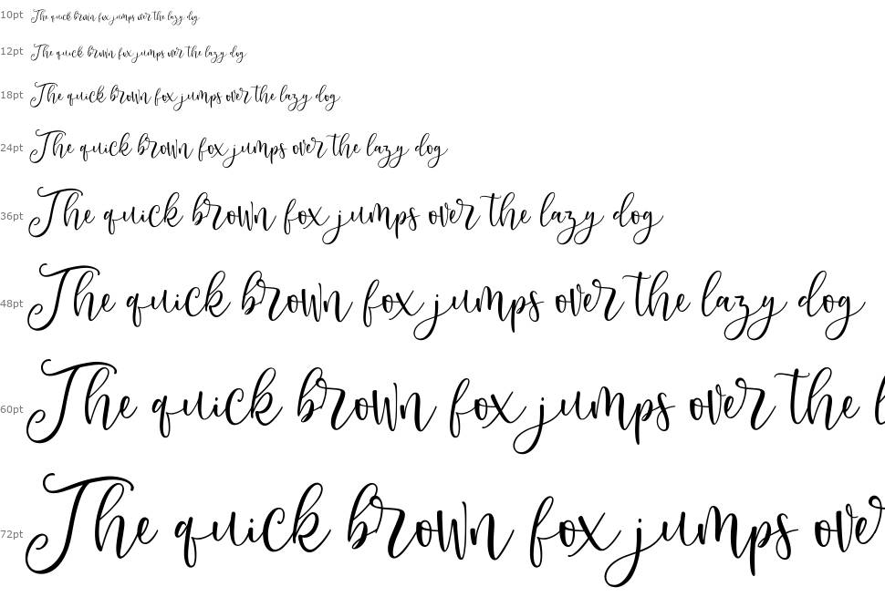Andriani Script font Şelale