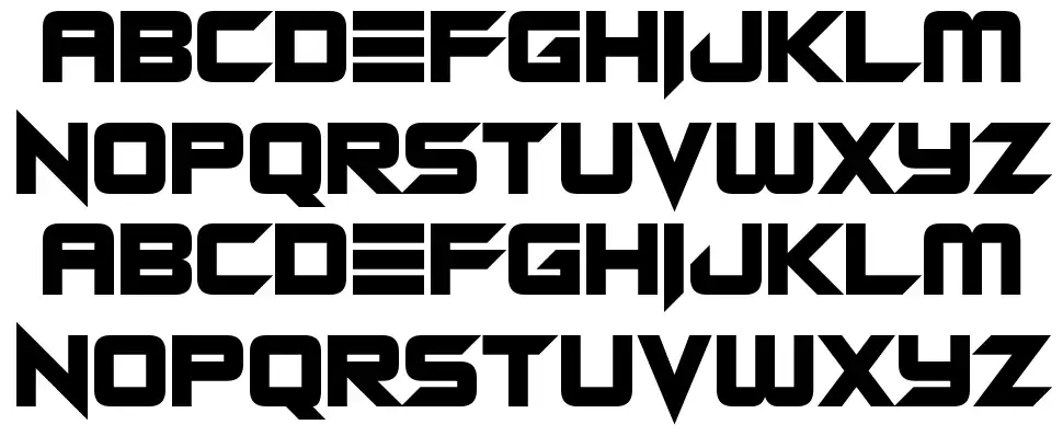 Android Assassin font specimens