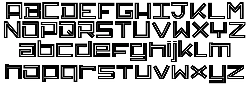 Andromelia font specimens