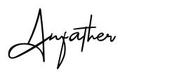 Anfather font