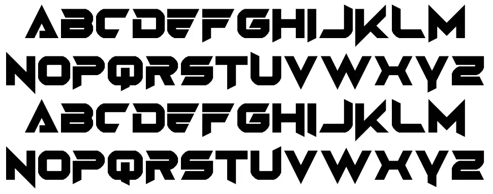 Angas font specimens