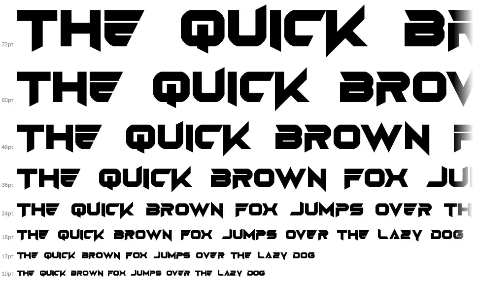 Angas font Waterfall