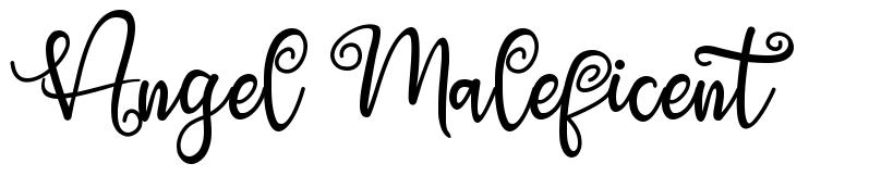 Angel Maleficent шрифт