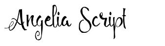 Angelia Script font