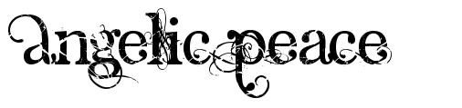 Angelic Peace font
