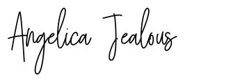 Angelica Jealous font