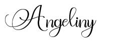 Angeliny font