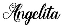 Angelita шрифт