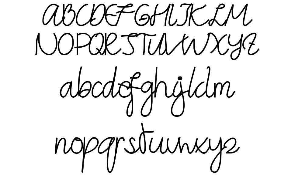 Angemurphy font specimens