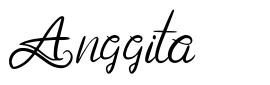Anggita шрифт