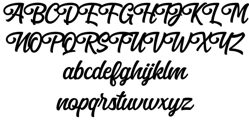 Anghones 字形 标本
