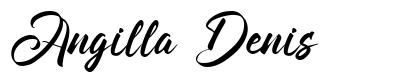 Angilla Denis шрифт