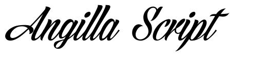 Angilla Script font