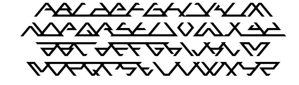 Angled font Örnekler