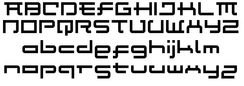Anglo Katakana font specimens