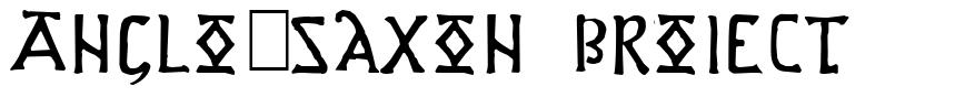 Anglo-Saxon Project 字形