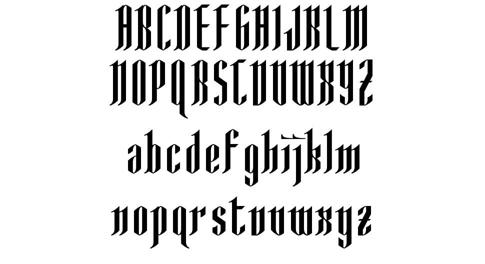 Anglo Ysgarth font