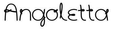 Angoletta шрифт