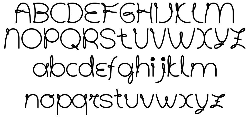 Angoletta フォント 標本