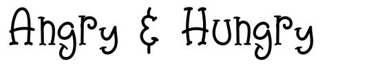 Angry & Hungry schriftart