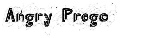 Angry Prego schriftart