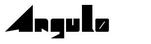 Angulo font