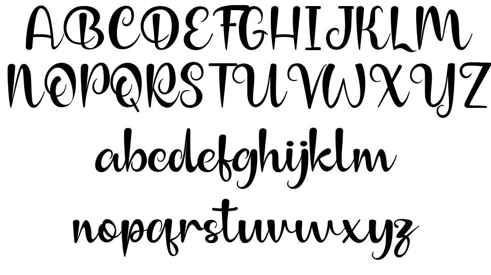 Anilupa font Örnekler