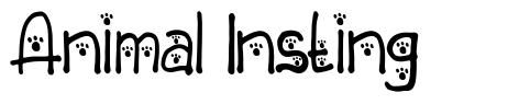 Animal Insting font