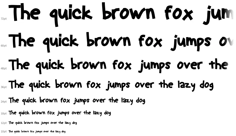 Animatedfont waterfall