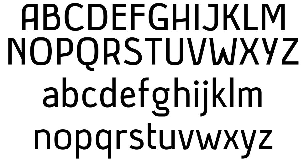 Anjara font Örnekler