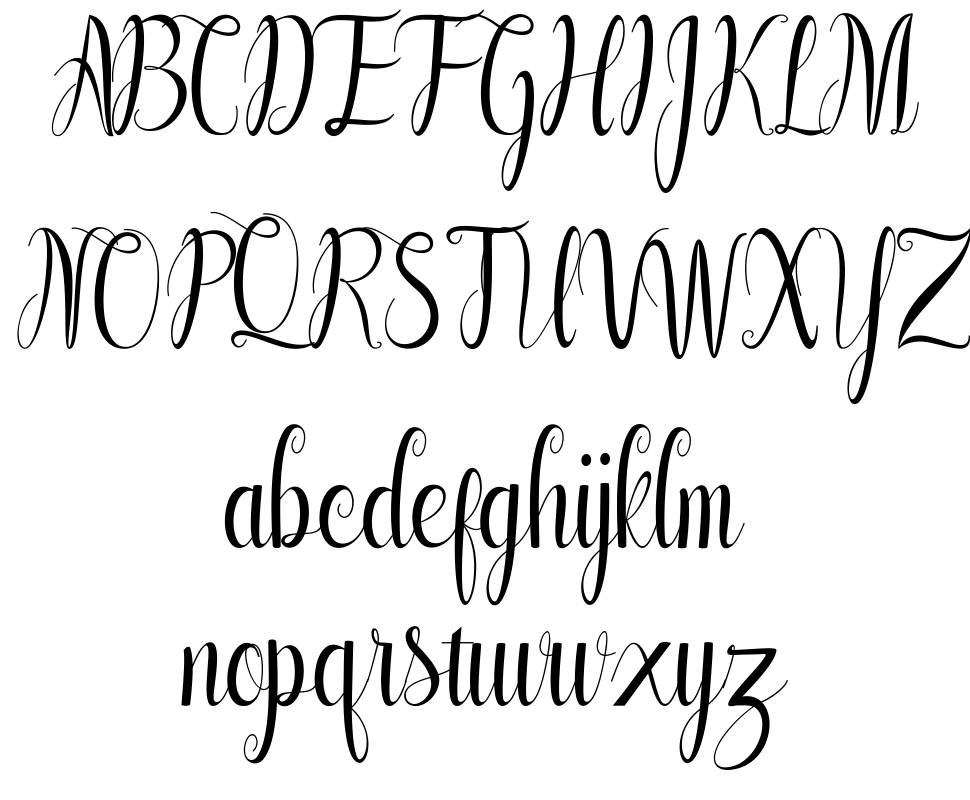 Annabeth 字形 标本