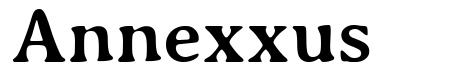 Annexxus フォント
