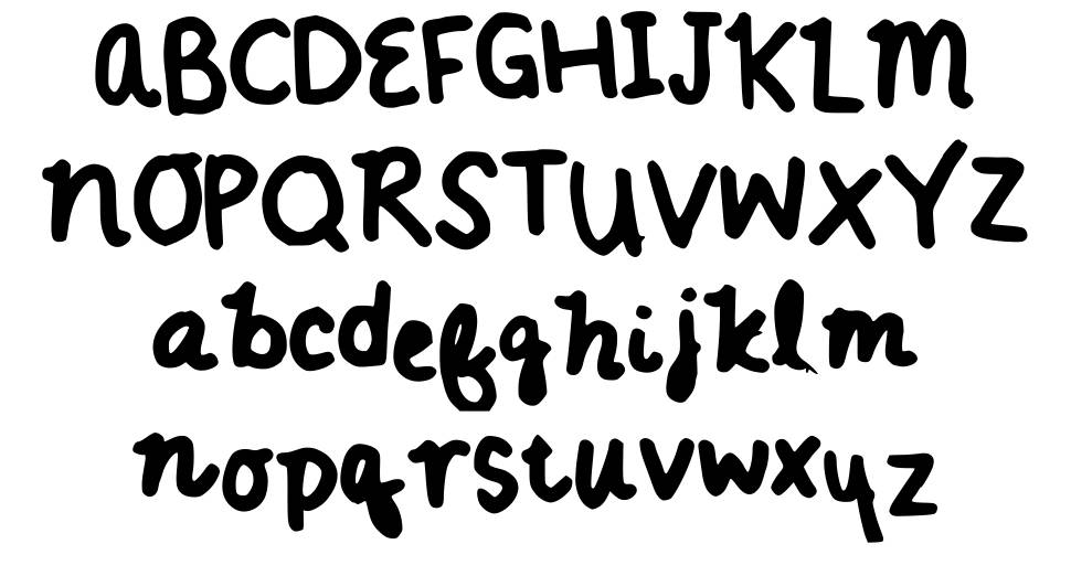 Annies Handwriting font specimens