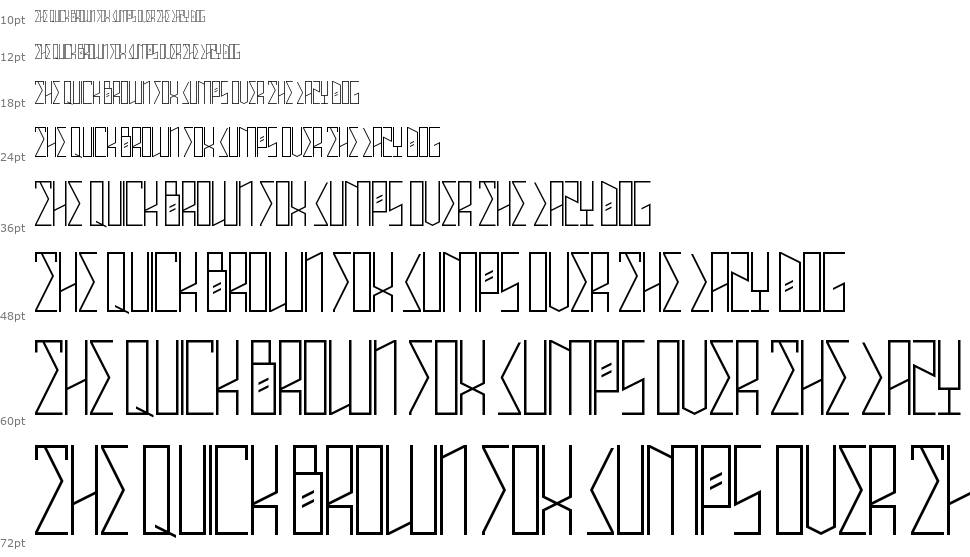 Annihilate font Waterfall