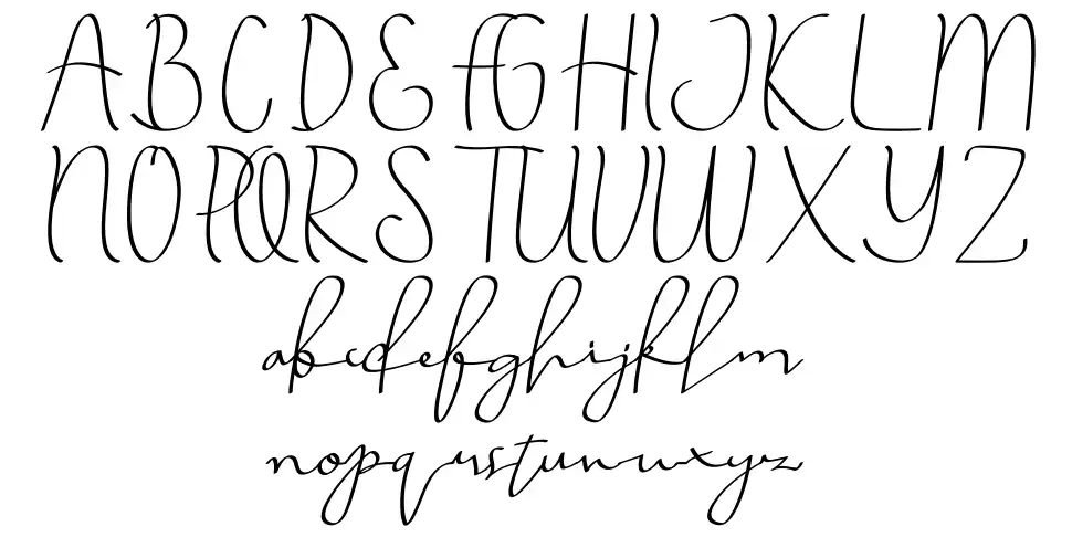 Annila Scriptfont specimens