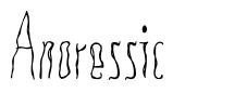 Anoressic font