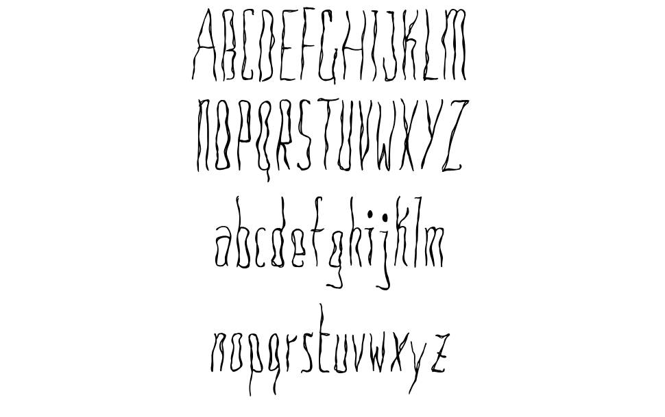 Anoressic 字形 标本