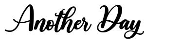 Another Day font