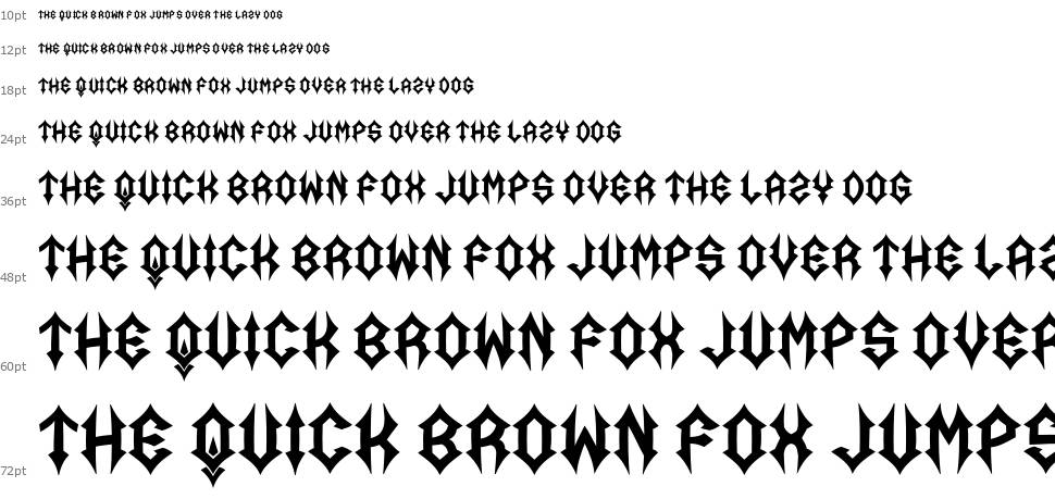 Another Games font Waterfall