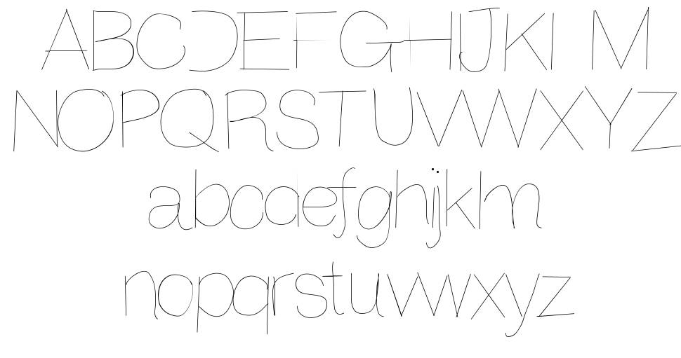 Another try font specimens