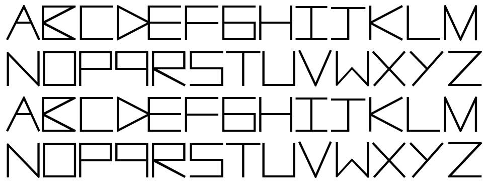 AnotherLine font specimens