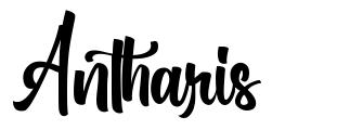 Antharis шрифт